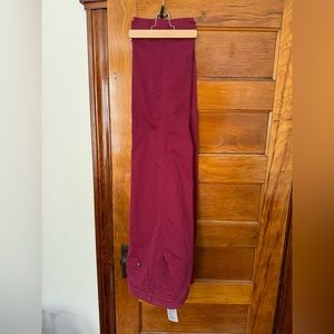 Kenzo Pleated Cotton Blend Twill Chinos Maroon NWOT Size 34